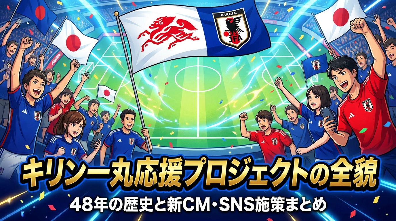 キリン一丸応援プロジェクトの全貌|48年の歴史と新CM・SNS施策まとめ