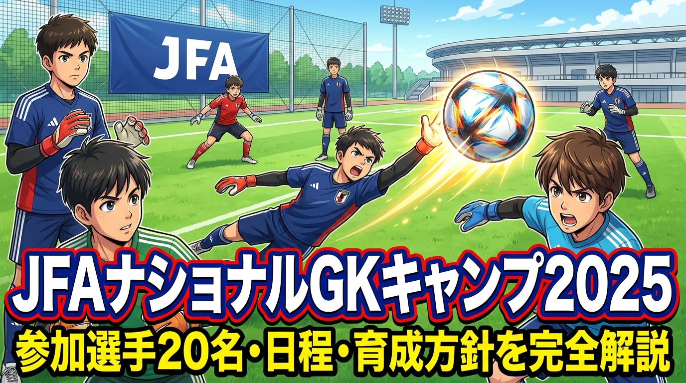 JFAナショナルGKキャンプ2025の参加選手20名・日程・育成方針を完全解説
