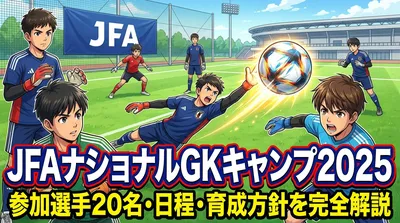 JFAナショナルGKキャンプ2025の参加選手20名・日程・育成方針を完全解説
