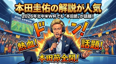 本田圭佑の解説が人気の理由とは？「本田節」の魅力・独自スタイル・名言を完全解説