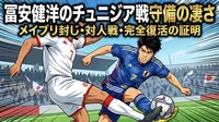 冨安健洋のチュニジア戦守備の凄さ｜メイブリ封じ・対人戦・完全復活の証明