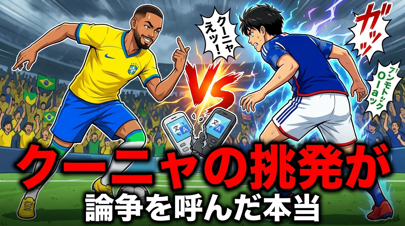 クーニャの挑発が論争を呼んだ本当の理由は？言葉の壁と文化の違いから考える