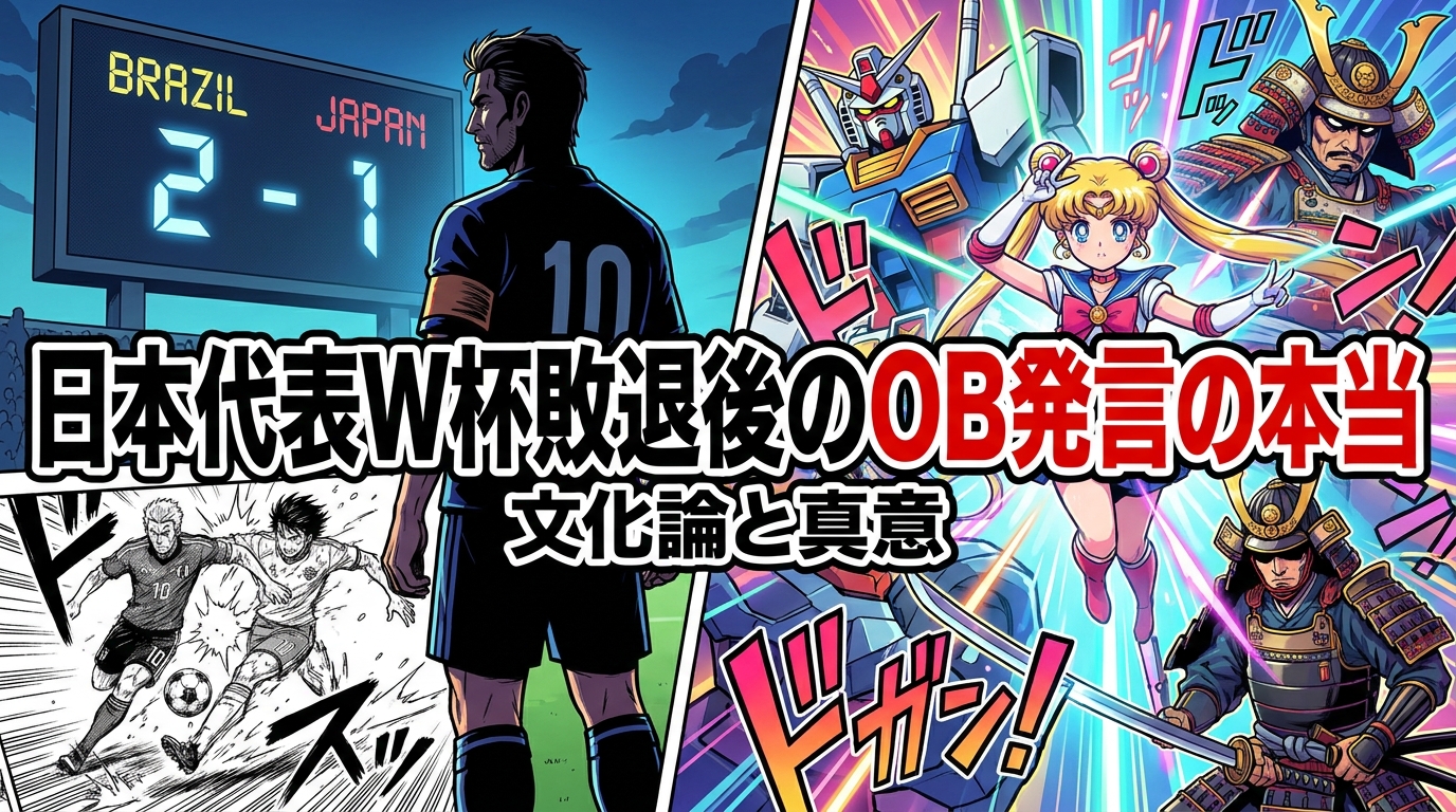 日本代表W杯敗退後のOB発言の本当の意味は？「ブラジルはサッカーしかない」の真意と危うさ