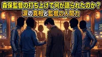森保監督の打ち上げで何が語られたのか？涙の真相と監督の人間力