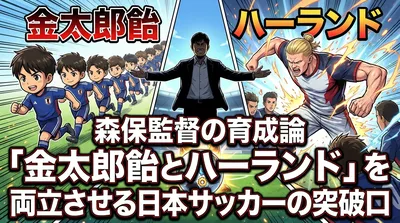 森保監督の育成論「金太郎飴とハーランド」を両立させる日本サッカーの突破口