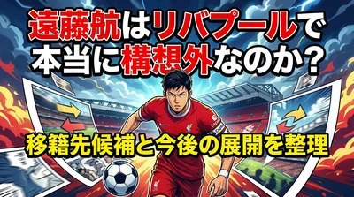 遠藤航はリバプールで本当に構想外なのか？移籍先候補と今後の展開を整理