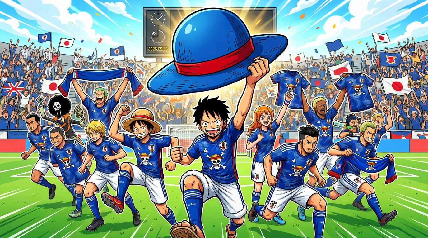 ワンピース×日本代表コラボが2026年5月25日に始動