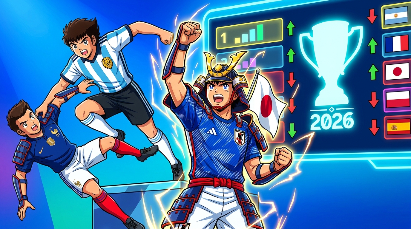 FIFAランキング最新版：トップ勢に大きな変動