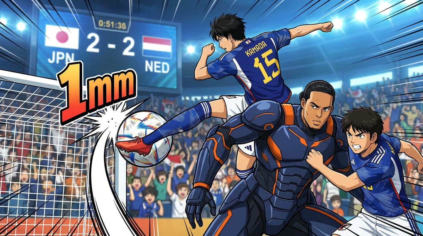 2026年W杯オランダ戦で鎌田大地が決めた「奇跡の1ミリ」