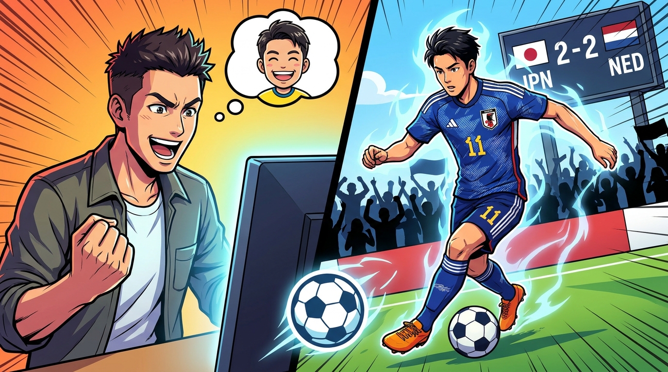 オランダ戦の試合展開と日本代表の戦い