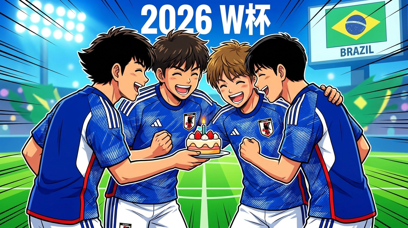 W杯ブラジル戦の前日、菅原由勢が26歳の誕生日を迎えた