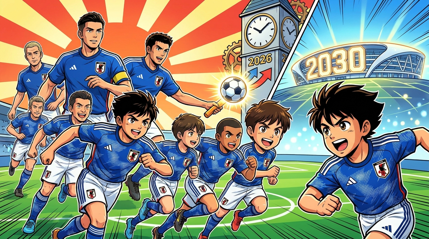 2026年W杯での日本代表の構成と年齢分布
