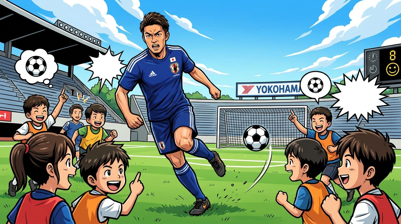 小川航基サッカー教室の概要｜W杯後に地元・横浜市で開催
